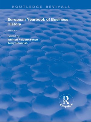 cover image of The European Yearbook of Business History